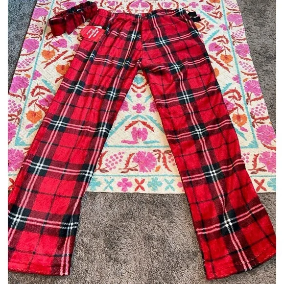 Fleece red pants NWT - Picture 4 of 4